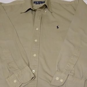 Men's casual button down long sleeve shirt